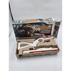 Cabela's Dangerous Hunts Game 2013 Box W/ Top Shot Peripheral (Wii) NO GAME